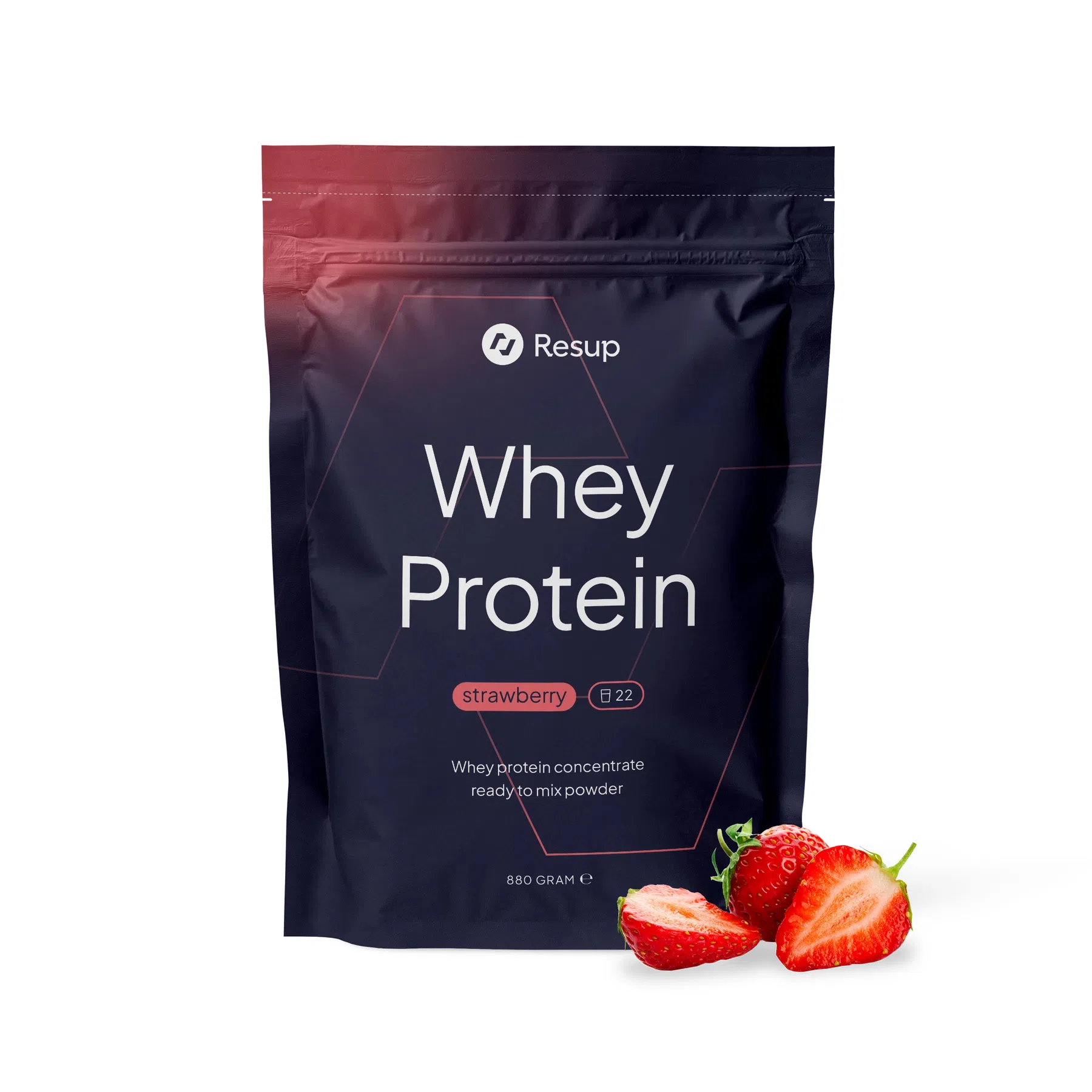 Resup Whey Protein Aardbei